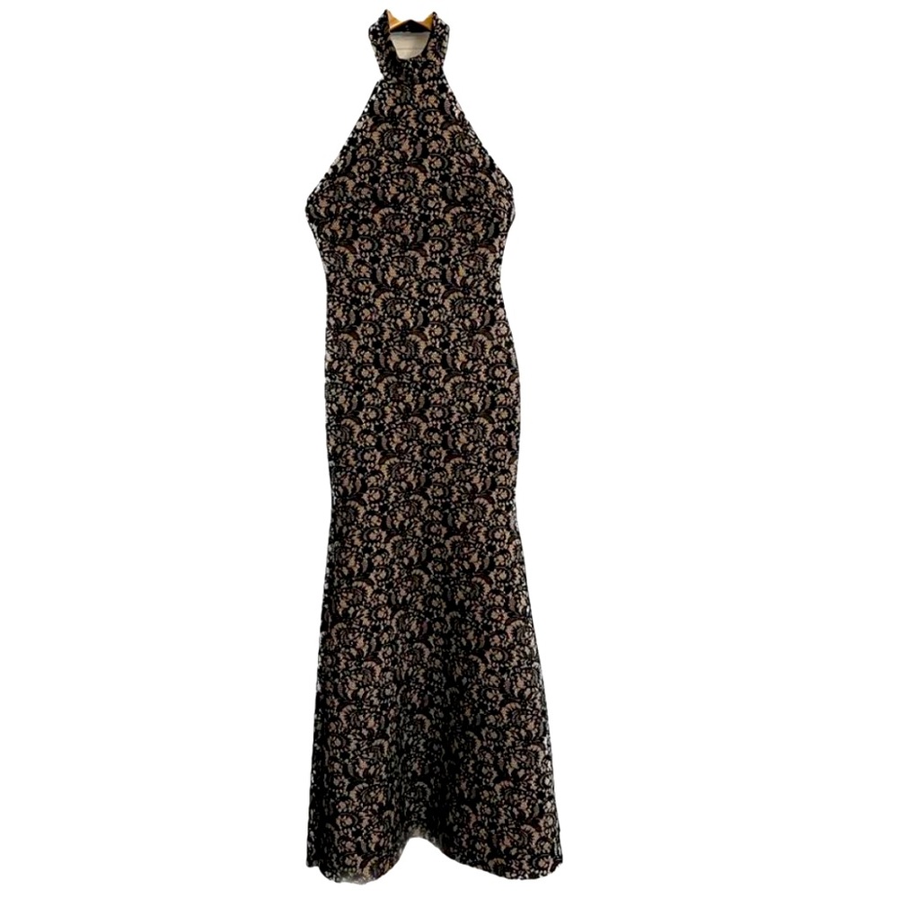 Marciano lace halter dress